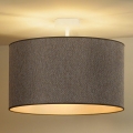 Duolla - Πλαφονιέρα οροφής ROLLER ECO RECYCLING 1xE27/15W/230V διάμετρος 45 cm καφέ