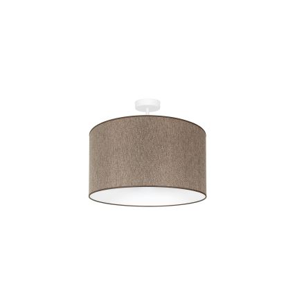 Duolla - Πλαφονιέρα οροφής ROLLER ECO RECYCLING 1xE27/15W/230V διάμετρος 45 cm καφέ