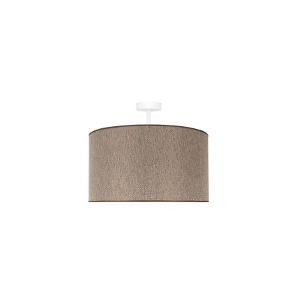 Duolla - Πλαφονιέρα οροφής ROLLER ECO RECYCLING 1xE27/15W/230V διάμετρος 45 cm καφέ