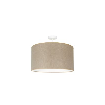 Duolla - Πλαφονιέρα οροφής ROLLER ECO RECYCLING 1xE27/15W/230V διάμετρος 45 cm κρεμ