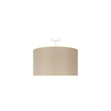 Duolla - Πλαφονιέρα οροφής ROLLER ECO RECYCLING 1xE27/15W/230V διάμετρος 45 cm κρεμ
