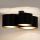 Duolla - Πλαφονιέρα οροφής ROLLER TRIO SHINY 3xE27/15W/230V μαύρο/χρυσαφί