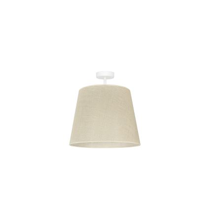 Duolla - Πλαφονιέρα οροφής YUTE 1xE27/15W/230V διάμετρος 38 cm γκρι