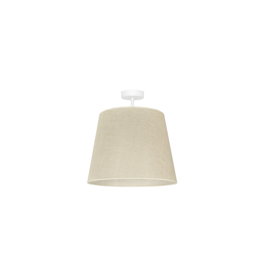 Duolla - Πλαφονιέρα οροφής YUTE 1xE27/15W/230V διάμετρος 38 cm γκρι