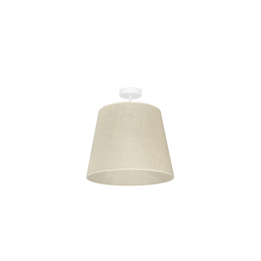 Duolla - Πλαφονιέρα οροφής YUTE 1xE27/15W/230V διάμετρος 38 cm γκρι