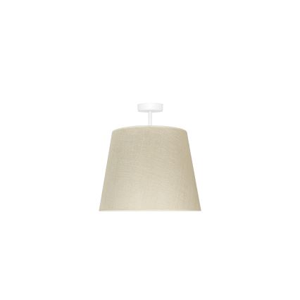 Duolla - Πλαφονιέρα οροφής YUTE 1xE27/15W/230V διάμετρος 38 cm γκρι