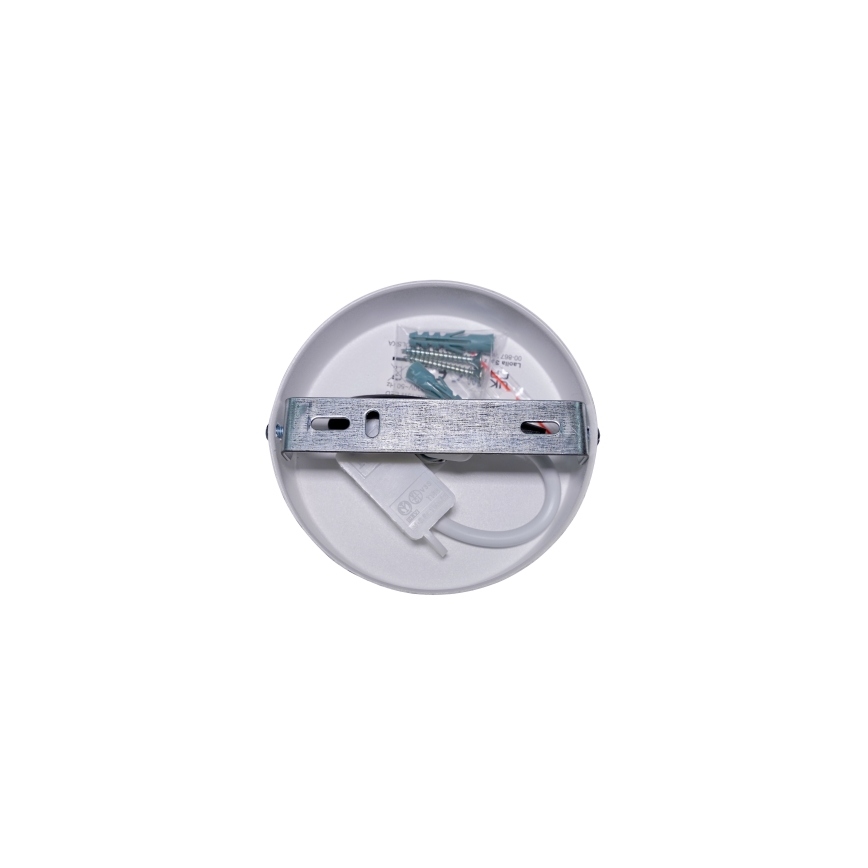 Duolla - Πλαφονιέρα οροφής YUTE BOHO 3xE27/15W/230V διάμετρος 60 cm καφέ/κρεμ