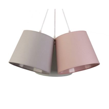 Duolla - Πολύφωτο σε σχοινί ROSSA 3xE27/40W/230V