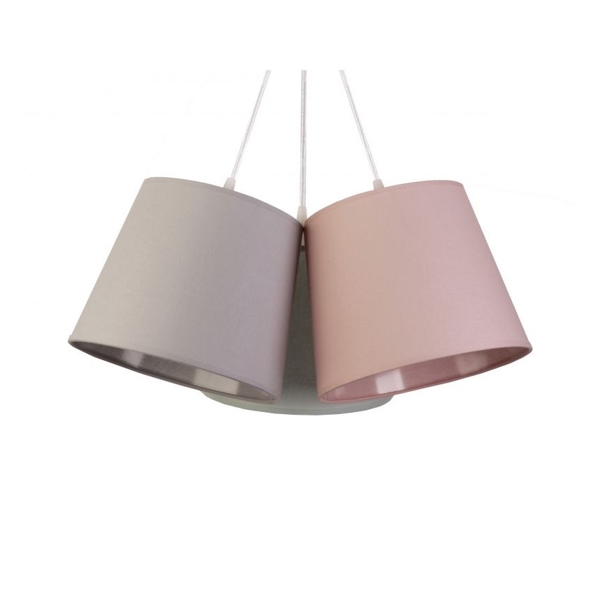 Duolla - Πολύφωτο σε σχοινί ROSSA 3xE27/40W/230V