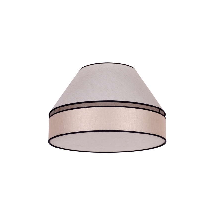 Duolla - Φωτιστικό οροφής AVIGNON 1xE27/15W/230V διάμετρος 50 cm μπεζ