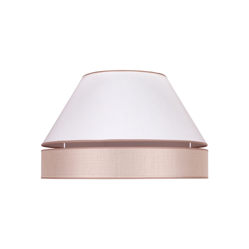 Duolla - Φωτιστικό οροφής AVIGNON 3xE27/15W/230V διάμετρος 60 cm λευκό/μπεζ