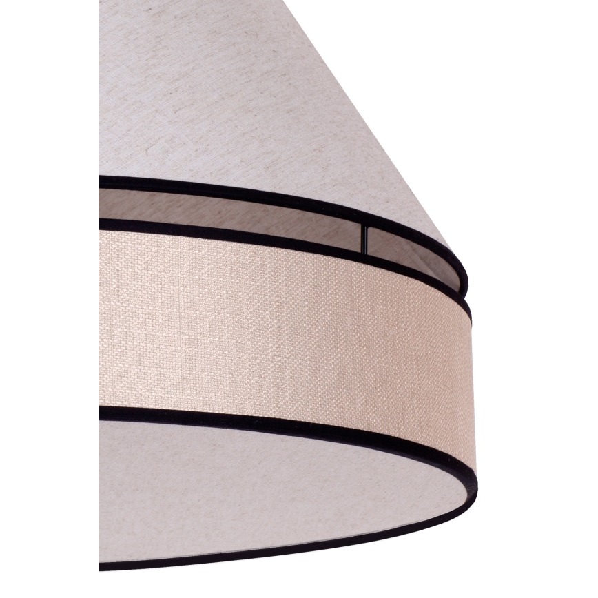 Duolla - Φωτιστικό οροφής AVIGNON 3xE27/15W/230V διάμετρος 60 cm μπεζ