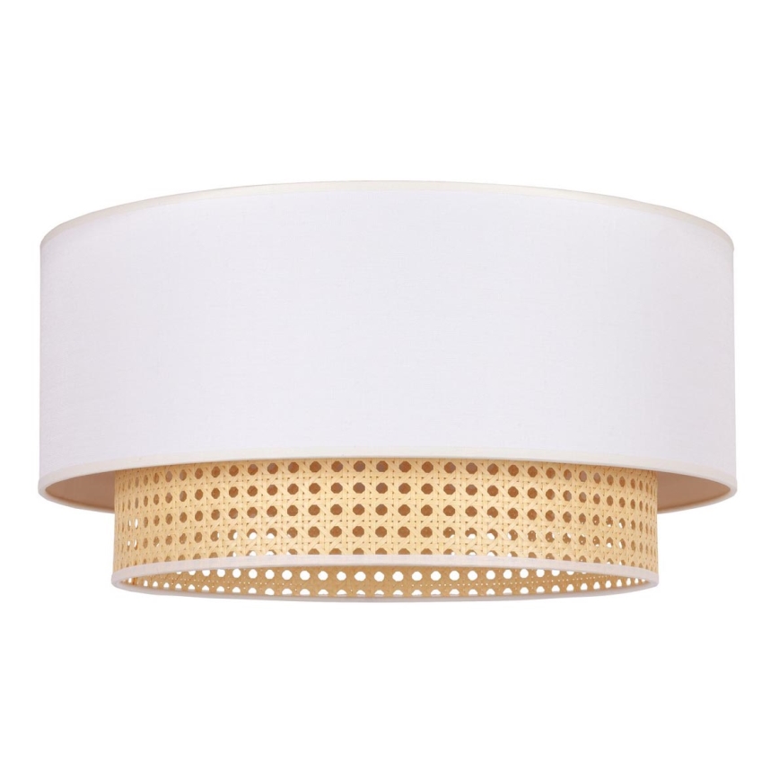 Duolla - Φωτιστικό οροφής BOHO 1xE27/15W/230V δ. 45 cm κρεμ/ rattan