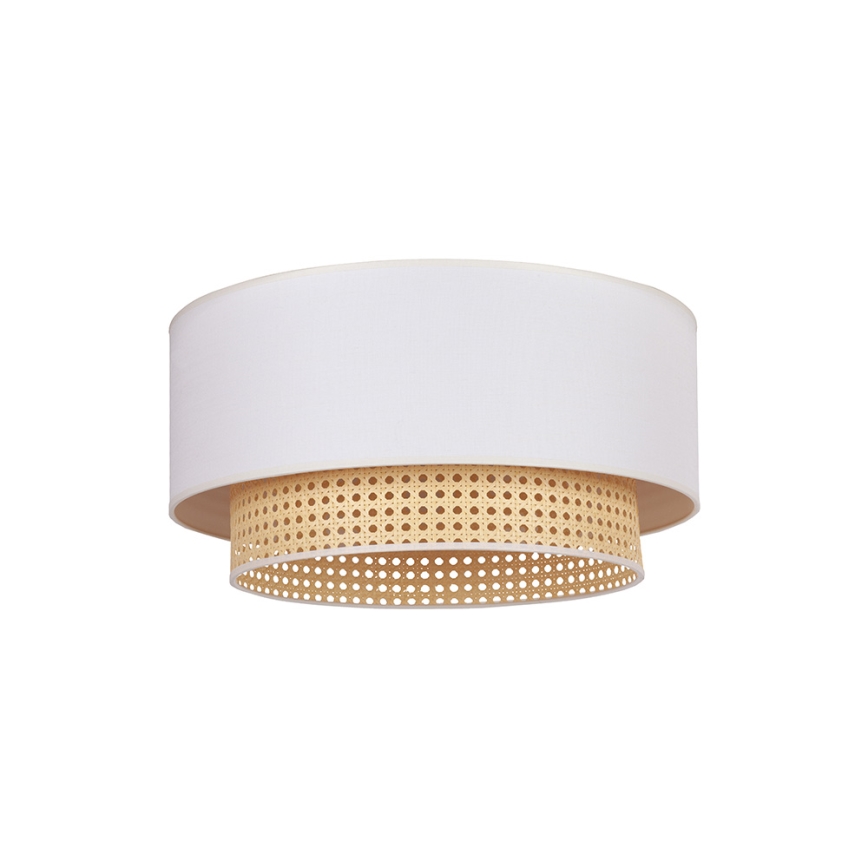Duolla - Φωτιστικό οροφής BOHO 1xE27/15W/230V δ. 45 cm κρεμ/ rattan