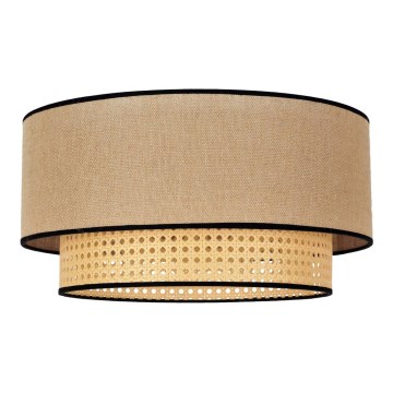 Duolla - Φωτιστικό οροφής BOHO 1xE27/15W/230V διάμετρος 45 cm μπεζ/rattan