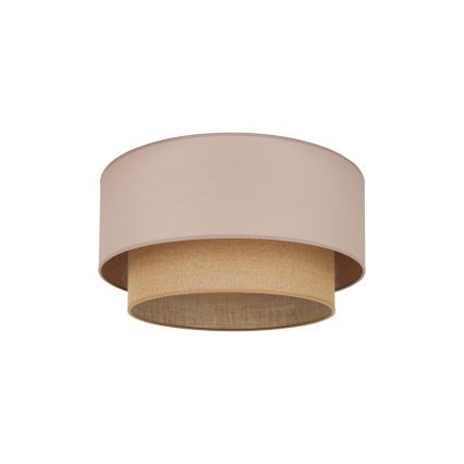 Duolla - Φωτιστικό οροφής BOHO 1xE27/15W/230V διάμετρος 45 cm μπεζ/καφέ