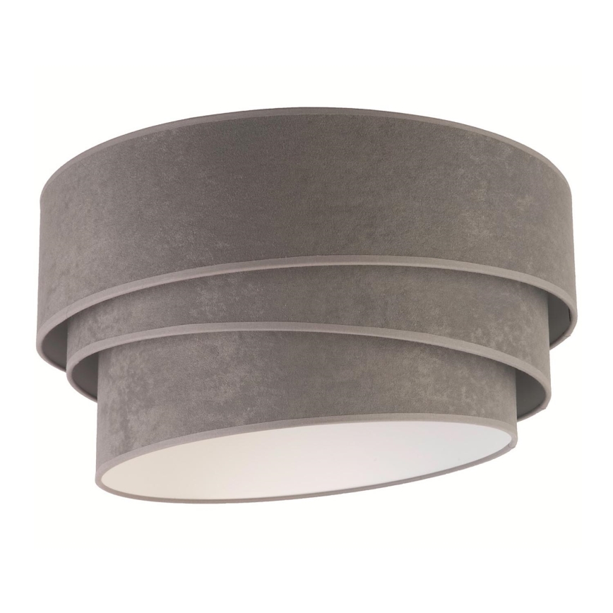 Duolla - Φωτιστικό οροφής DEVON 1xE27/40W/230V διάμετρος 45 cm γκρι