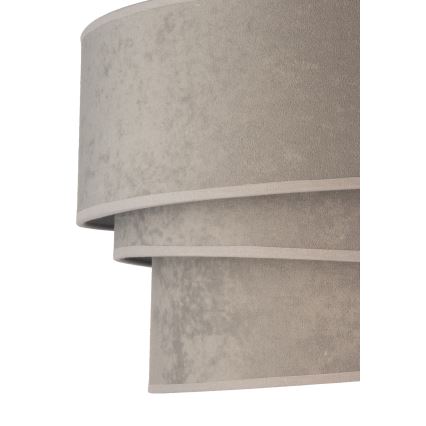 Duolla - Φωτιστικό οροφής DEVON 1xE27/40W/230V διάμετρος 45 cm γκρι