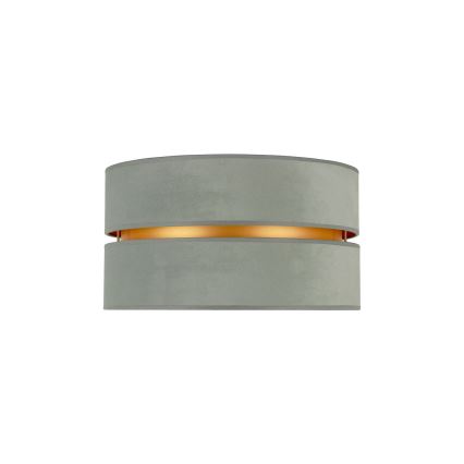 Duolla - Φωτιστικό οροφής DUO 1xE27/15W/230V διάμετρος 40 cm ανοιχτό πράσινο/χρυσό