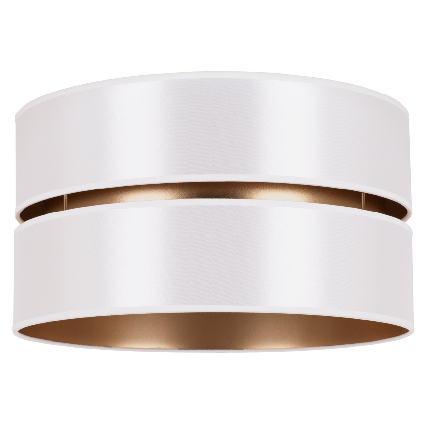Duolla - Φωτιστικό οροφής DUO 1xE27/15W/230V διάμετρος 40 cm λευκό/χρυσό