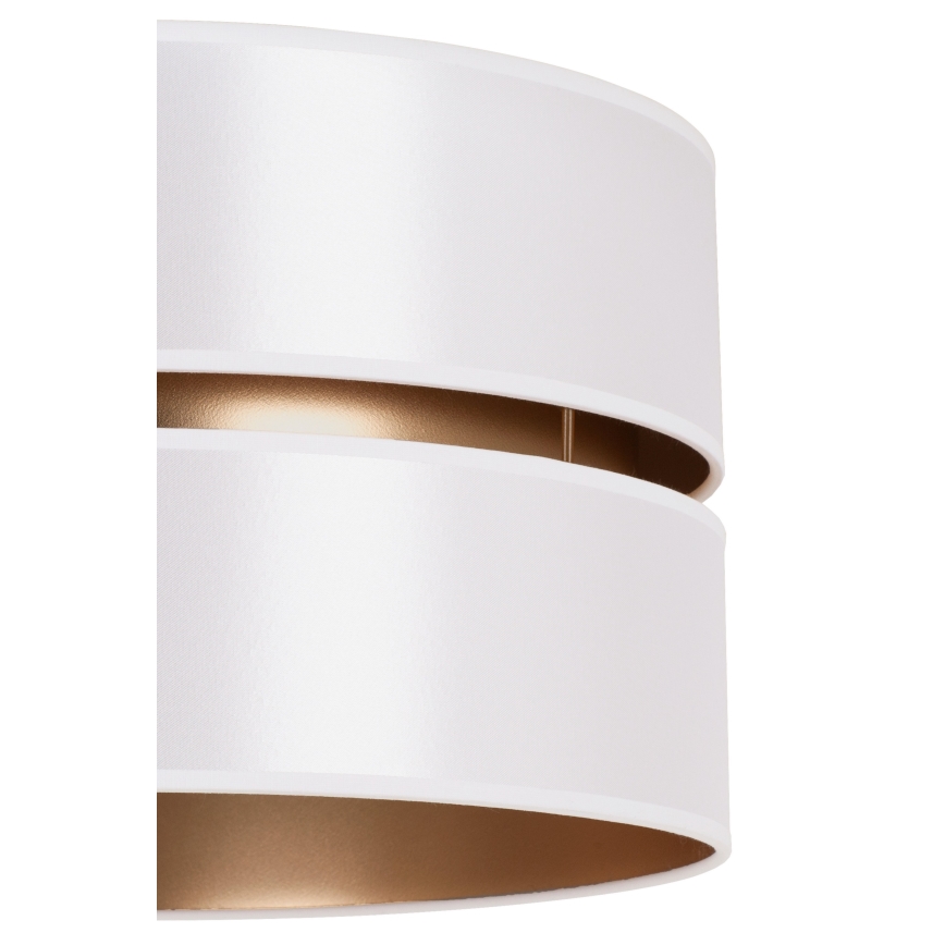 Duolla - Φωτιστικό οροφής DUO 1xE27/15W/230V διάμετρος 40 cm λευκό/χρυσό