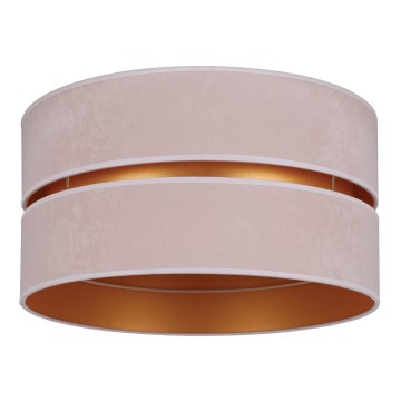 Duolla - Φωτιστικό οροφής DUO 1xE27/15W/230V διάμετρος 40 cm μπεζ/χρυσό