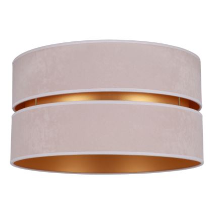 Duolla - Φωτιστικό οροφής DUO 1xE27/15W/230V διάμετρος 40 cm μπεζ/χρυσό