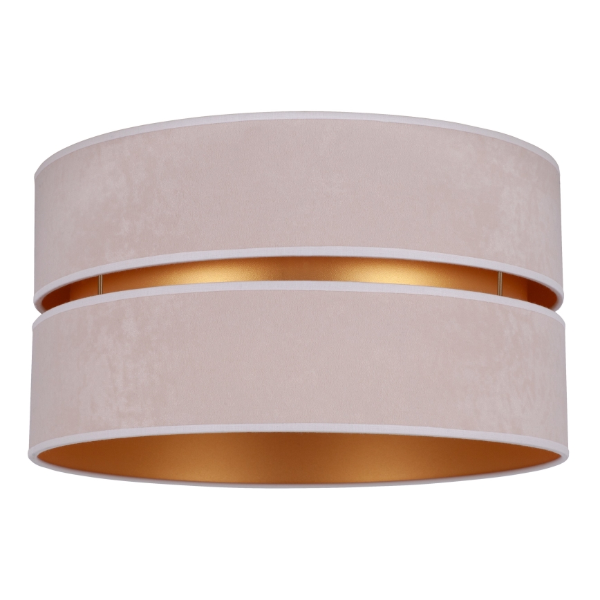 Duolla - Φωτιστικό οροφής DUO 1xE27/15W/230V διάμετρος 40 cm μπεζ/χρυσό