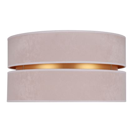 Duolla - Φωτιστικό οροφής DUO 1xE27/15W/230V διάμετρος 40 cm μπεζ/χρυσό