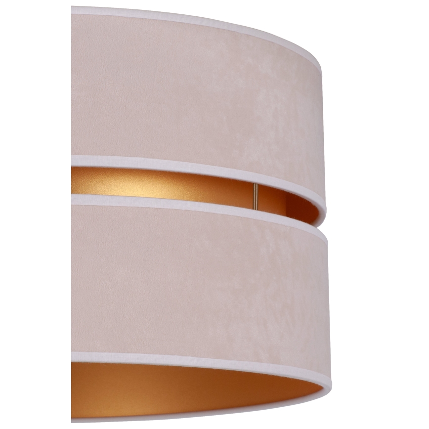 Duolla - Φωτιστικό οροφής DUO 1xE27/15W/230V διάμετρος 40 cm μπεζ/χρυσό