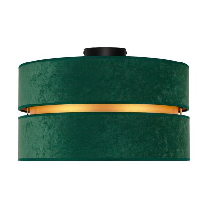 Duolla - Φωτιστικό οροφής DUO 1xE27/40W/230V διάμετρος 40 cm πράσινο/χρυσό
