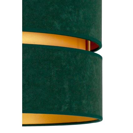 Duolla - Φωτιστικό οροφής DUO 1xE27/40W/230V διάμετρος 40 cm πράσινο/χρυσό