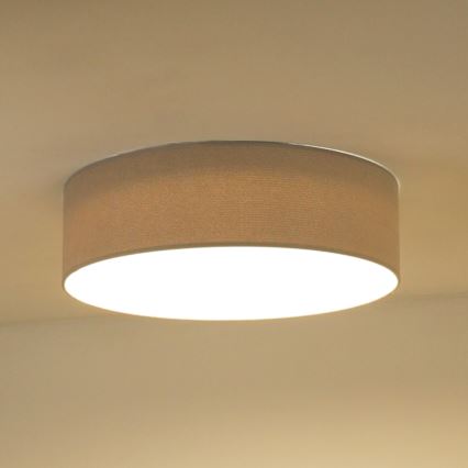 Duolla - Φωτιστικό οροφής LED CORTINA LED/26W/230V διάμετρος 30 cm 4000K γκρι