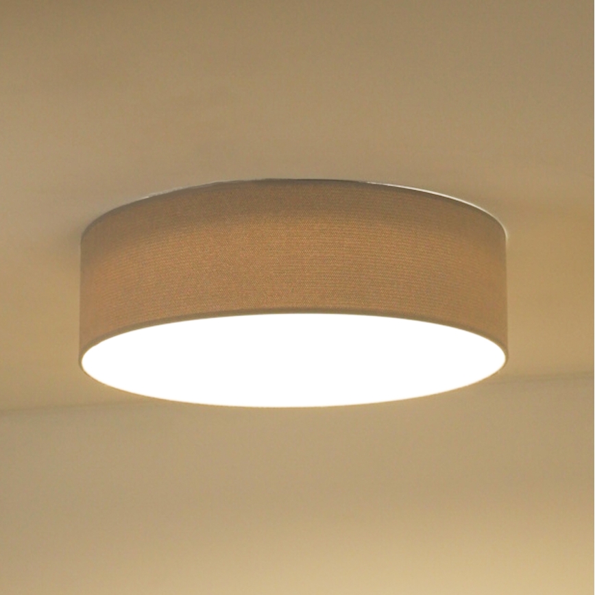 Duolla - Φωτιστικό οροφής LED CORTINA LED/26W/230V διάμετρος 30 cm 4000K γκρι