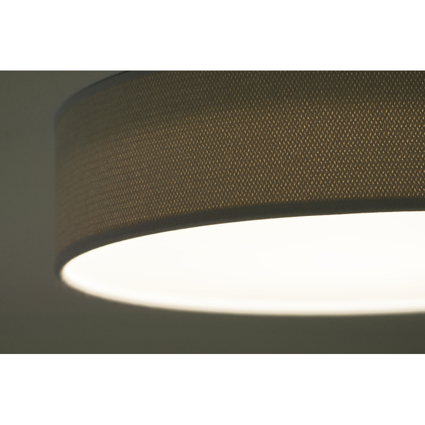 Duolla - Φωτιστικό οροφής LED CORTINA LED/26W/230V διάμετρος 30 cm 4000K γκρι
