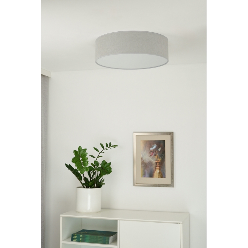 Duolla - Φωτιστικό οροφής LED CORTINA LED/26W/230V διάμετρος 30 cm 4000K γκρι