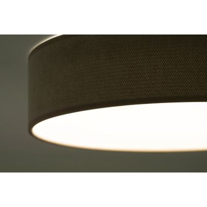 Duolla - Φωτιστικό οροφής LED CORTINA LED/26W/230V διάμετρος 30 cm 4000K καφέ