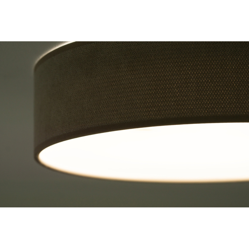 Duolla - Φωτιστικό οροφής LED CORTINA LED/26W/230V διάμετρος 30 cm 4000K καφέ