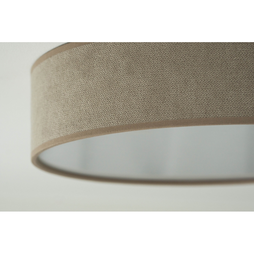 Duolla - Φωτιστικό οροφής LED CORTINA LED/26W/230V διάμετρος 30 cm 4000K καφέ