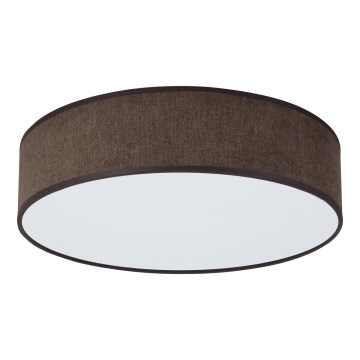 Duolla - Φωτιστικό οροφής LED CORTINA LED/26W/230V διάμετρος 30 cm 4000K καφέ