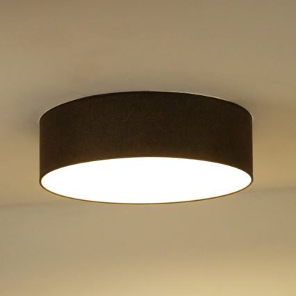 Duolla - Φωτιστικό οροφής LED CORTINA LED/26W/230V διάμετρος 30 cm 4000K καφέ
