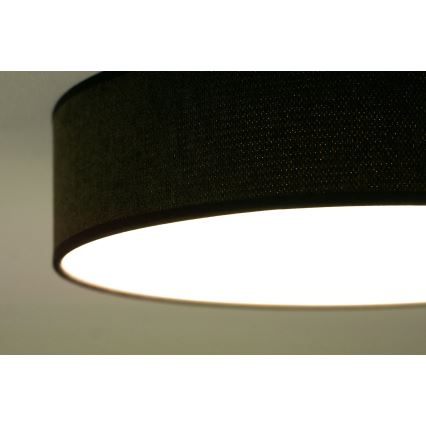 Duolla - Φωτιστικό οροφής LED CORTINA LED/26W/230V διάμετρος 30 cm 4000K καφέ