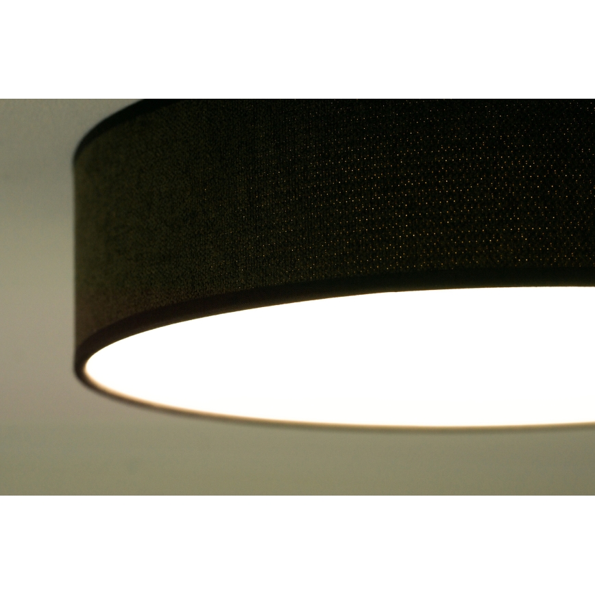Duolla - Φωτιστικό οροφής LED CORTINA LED/26W/230V διάμετρος 30 cm 4000K καφέ