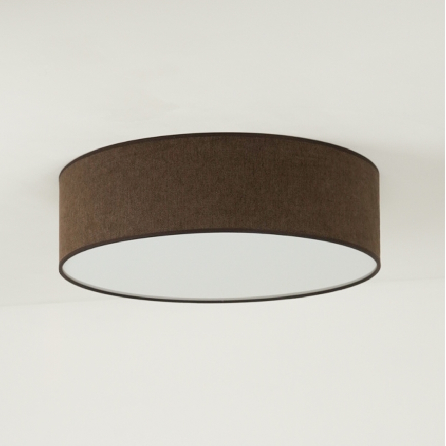 Duolla - Φωτιστικό οροφής LED CORTINA LED/26W/230V διάμετρος 30 cm 4000K καφέ