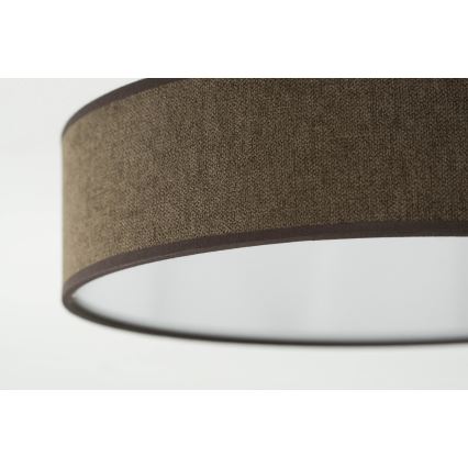 Duolla - Φωτιστικό οροφής LED CORTINA LED/26W/230V διάμετρος 30 cm 4000K καφέ