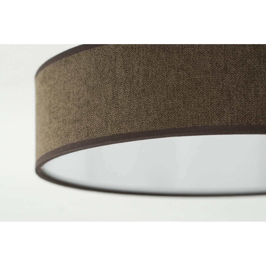 Duolla - Φωτιστικό οροφής LED CORTINA LED/26W/230V διάμετρος 30 cm 4000K καφέ