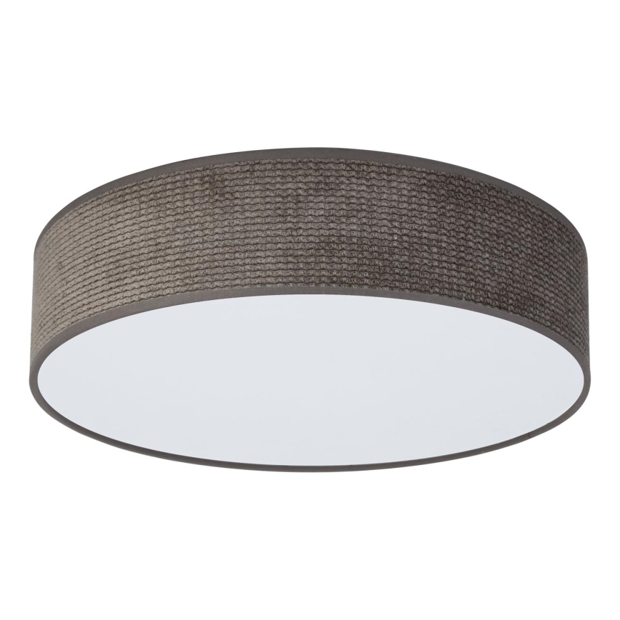 Duolla - Φωτιστικό οροφής LED CORTINA LED/26W/230V διάμετρος 30 cm 4000K καφέ