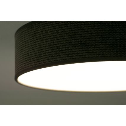 Duolla - Φωτιστικό οροφής LED CORTINA LED/26W/230V διάμετρος 30 cm 4000K καφέ