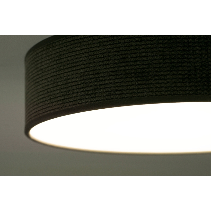 Duolla - Φωτιστικό οροφής LED CORTINA LED/26W/230V διάμετρος 30 cm 4000K καφέ