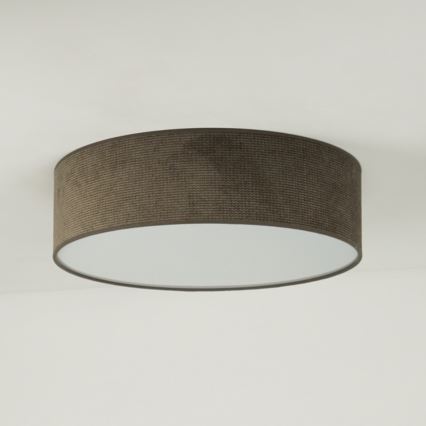 Duolla - Φωτιστικό οροφής LED CORTINA LED/26W/230V διάμετρος 30 cm 4000K καφέ